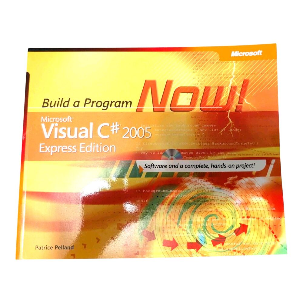 Microsoft Build a Program Now! Bundle Visual C# Visual Basic 2005-2008 New W/CDS - Picture 3 of 7